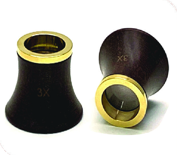 Plastic Eye Glass with Golden Ring