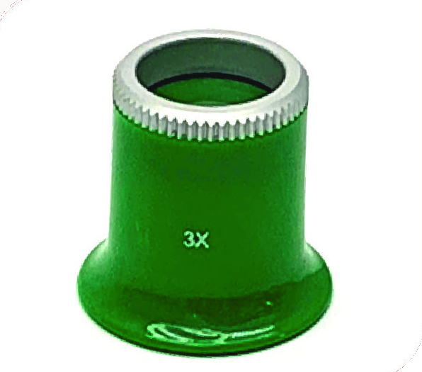 Plastic Headband Eye Glass with Green Ring