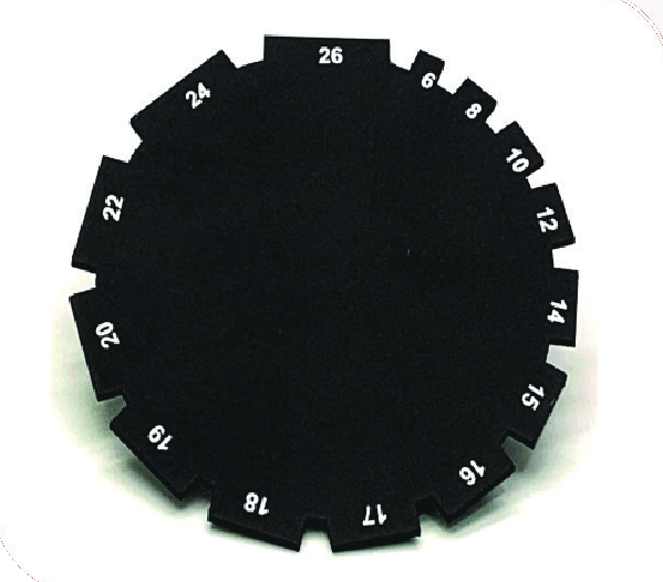 Round Side Bar Selector with Solid Centre