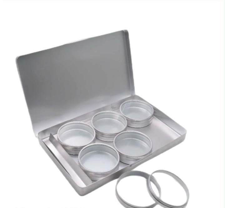 Aluminium Storage Box with 6 Tins Model 7506