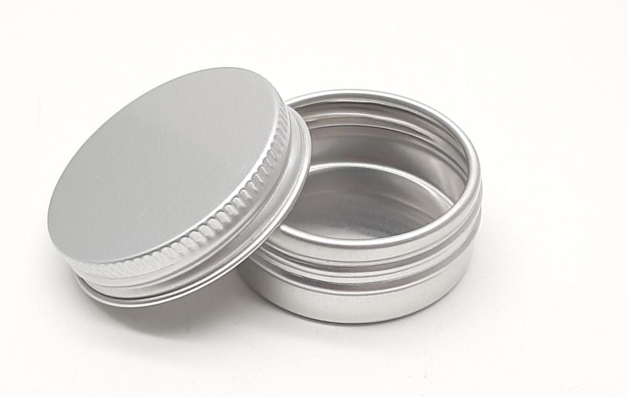 Aluminium Storage Tin 15 ml with Screw Lid
