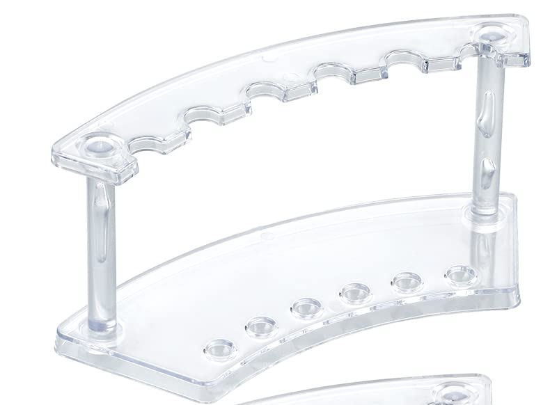 Curved Clear Plastic Pen Display Stand